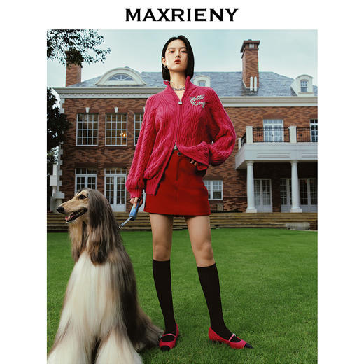 玛克门店发货：MAXRIENY复古箱型羊毛混纺裤裙冬季新款短裤女(货号:MC88PA801) 商品图1