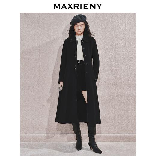 玛克门店发货：MAXRIENY极简绵羊毛大衣(货号:MS85CT765) 商品图1