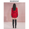 玛克门店发货：MAXRIENY华丽立体边缘装饰小香风红色外套(货号:MC85JA554) 商品缩略图3