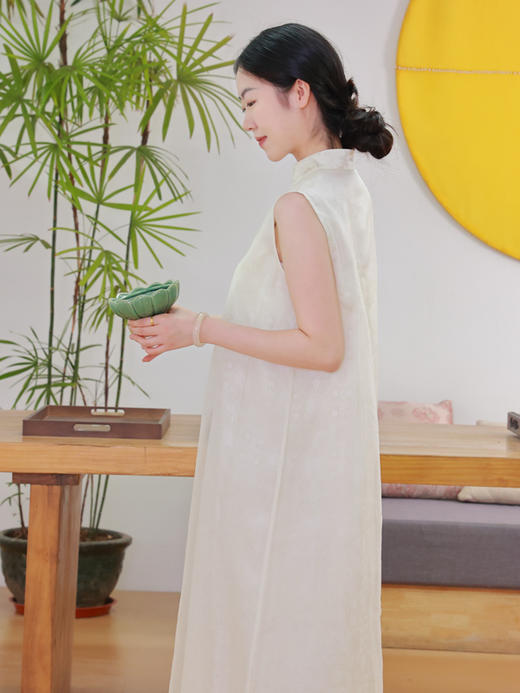 【抖音专属】新中式连衣裙（25707282-长夏-高定款） 商品图4