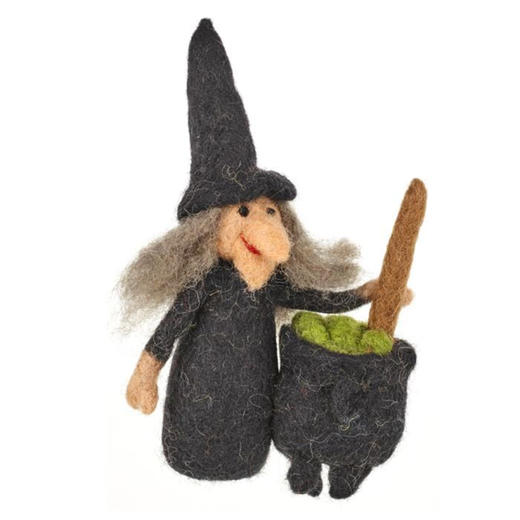 订购6周到｜Felt So Good-Wanda the Witch Biodegradable Halloween-女巫 旺达 羊毛毡 挂件［英国设计师］ 商品图4