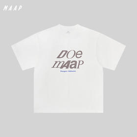 MAAP x DOE TEE 001 白色短袖T恤