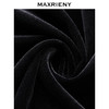 玛克门店发货：MAXRIENY法式复古v领丝绒连衣裙(货号:MF86DR508) 商品缩略图3
