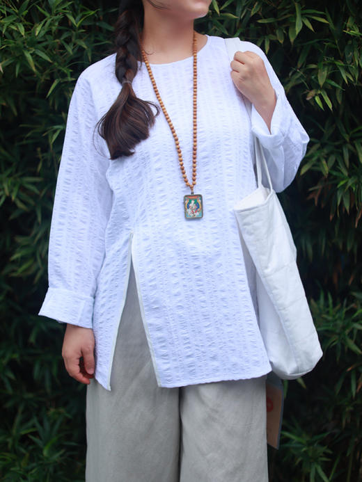 【抖音专属】套头衫（24708168-山矾） 商品图3