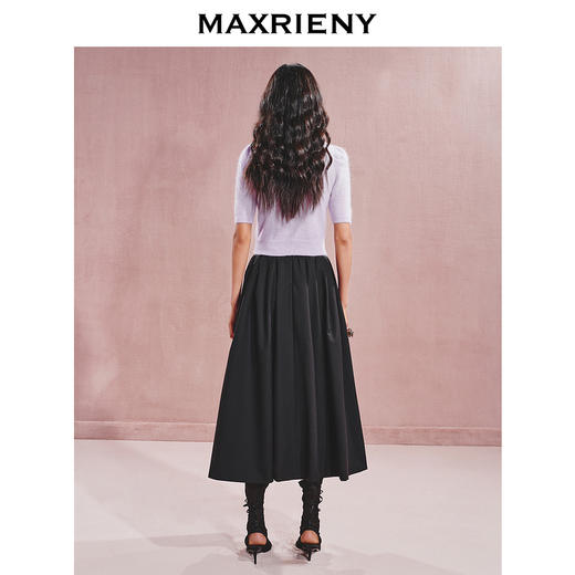 玛克门店发货：MAXRIENY珍珠钻链装饰复古毛衫(货号:MC85SW528) 商品图3