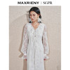 玛克门店发货：MAXRIENY精致浪漫复古宫廷风蕾丝长裙2025春季新款花边收腰连衣裙(货号:MS85DR762) 商品缩略图1