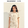 玛克门店发货：MAXRIENY【商场同款】2025夏季新款小香风刺绣显瘦高腰裙裤裤子(货号:MU86PA009) 商品缩略图2