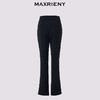 MAXRIENY2025春夏高腰黑色通勤休闲喇叭裤(货号:MS85PA519) 商品缩略图4