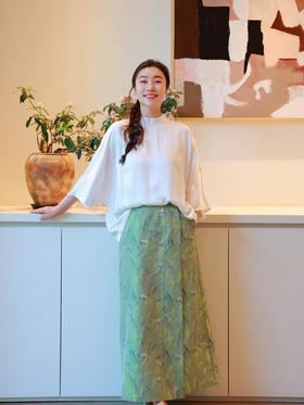 【抖音专属】半裙（25706334-芰荷-高定款）