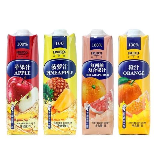 橙宝100%果汁1L*4四口味混合装 商品图1
