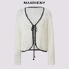 MAXRIENY波嬉风25夏款宽松v领针织毛衫波西米亚风开衫外搭小衫女(货号:MF86JA253) 商品缩略图4