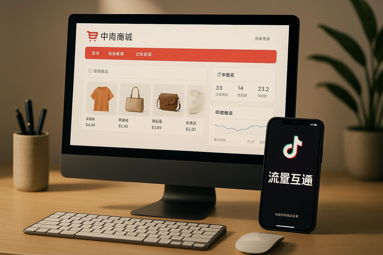 如何实现抖音与独立商城的店铺互通？