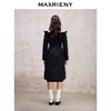 【防寒】MAXRIENY冬季热力感轻羽绒服中长款黑色修身收腰保暖过膝(货号:MS88DC501) 商品缩略图3