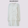 玛克门店发货：MAXRIENY流光小白裙晕染钉珠桑蚕丝连衣裙(货号:MC85DR810) 商品缩略图4