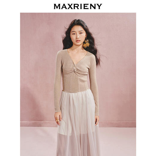玛克门店发货：MAXRIENY毛针织衫(货号:MC85SW514) 商品图0