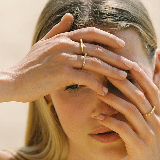 在途4周到｜Agapee-Octavia-金脊 素圈戒［法国设计师］ 商品图2