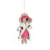 北京仓｜Felt So Good-Dellie the Fashion Poodle Dog-魅力四射小狗 戴莉 羊毛毡 挂件［英国设计师］ 商品缩略图2