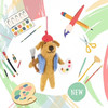北京仓｜Felt So Good-Painting Pooch Artist Dog-画家小狗 毕加索 羊毛毡 挂件［英国设计师］ 商品缩略图0