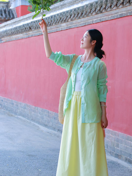 【2025门店同款】半裙（25706162-金合欢） 商品图1