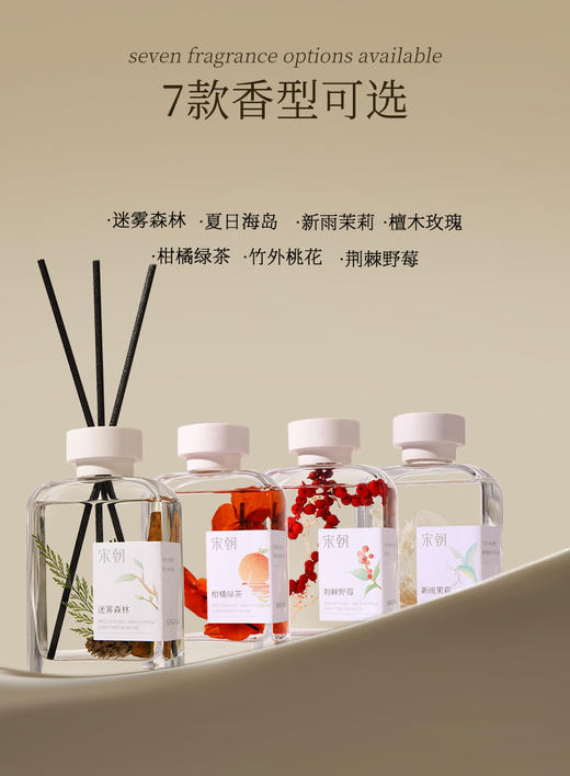 宋朝自然万物无火香薰卧室家用室内持久香氛精油宋朝自然万物系列200ml 商品图1