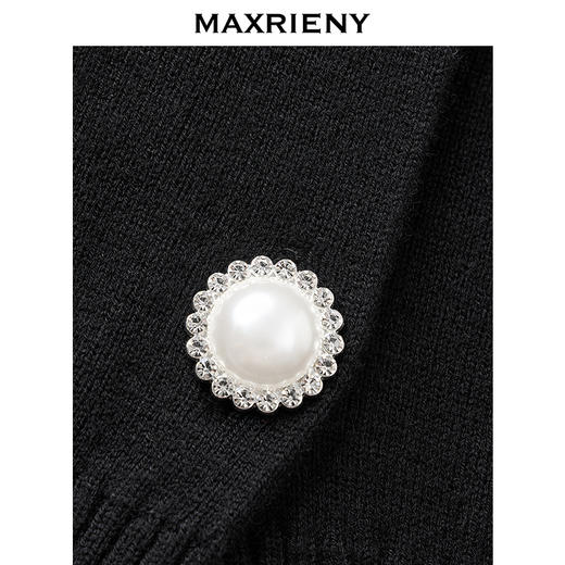 玛克门店发货：MAXRIENY法式复古v领针织外套(货号:MF86JA518) 商品图2