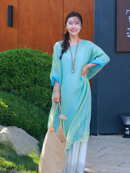 【2026东衣作】新中式连衣裙（25707335时夏-高定款） 商品图3