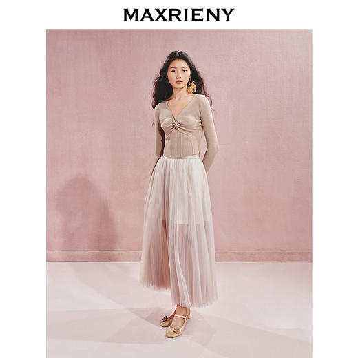 玛克门店发货：MAXRIENY毛针织衫(货号:MC85SW514) 商品图1