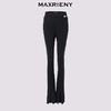 玛克门店发货：MAXRIENY精致休闲感高腰开衩长裤修身裤子(货号:MC85PA510) 商品缩略图4