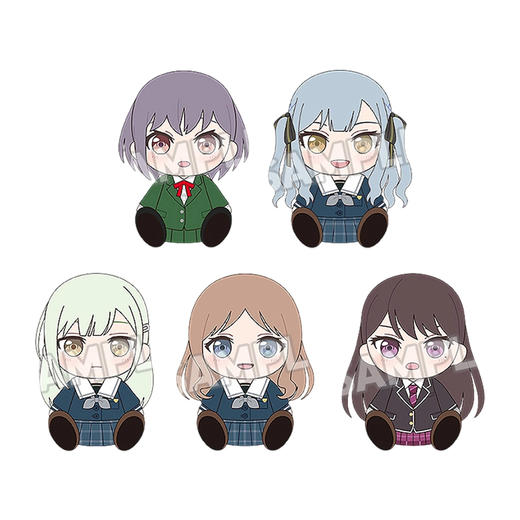 【GSC现货】毛绒玩偶 CRYCHIC 高松灯／丰川祥子／若叶睦／长崎爽世／椎名立希 BanG Dream! 商品图4