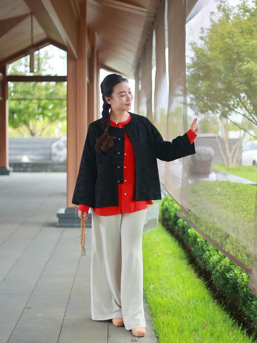 【2026东衣作】新中式衬衣（25810050墨岫） 商品图3