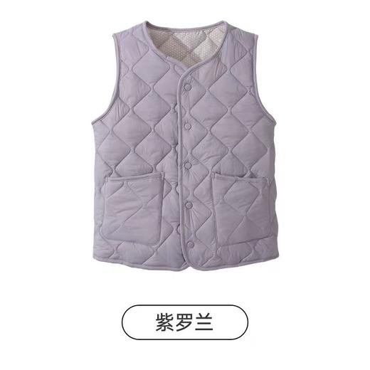 女王节抢购价-不支持退 五只白鹅—羊毛马夹轻薄短款内穿休闲百搭坎肩 气绒马甲4801 商品图6