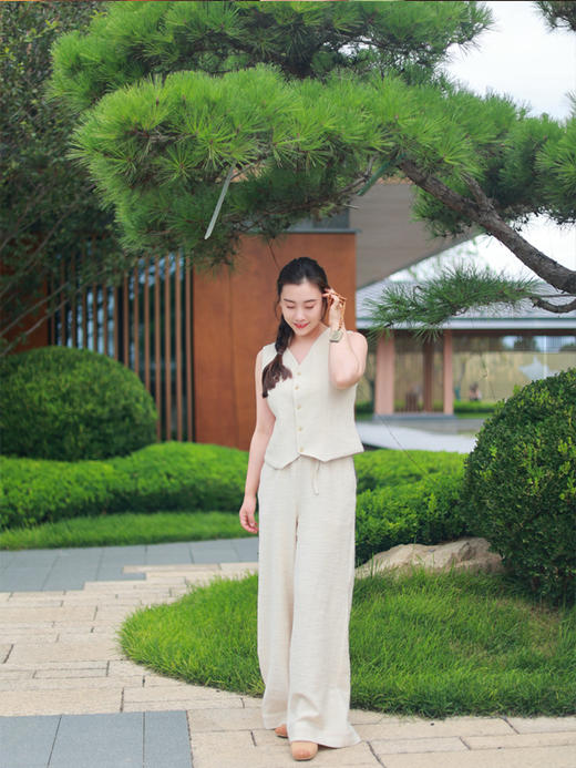 【抖音专属】阔腿裤（24709699晚香玉） 商品图4