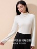 五只白鹅—2025秋冬新款天丝羊毛半高领打底衫女5501 商品缩略图3