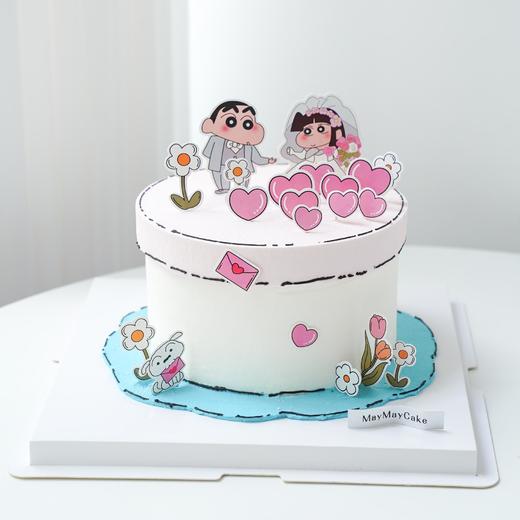 蜡笔小新·情侣蛋糕（订婚）【B5139】 商品图1