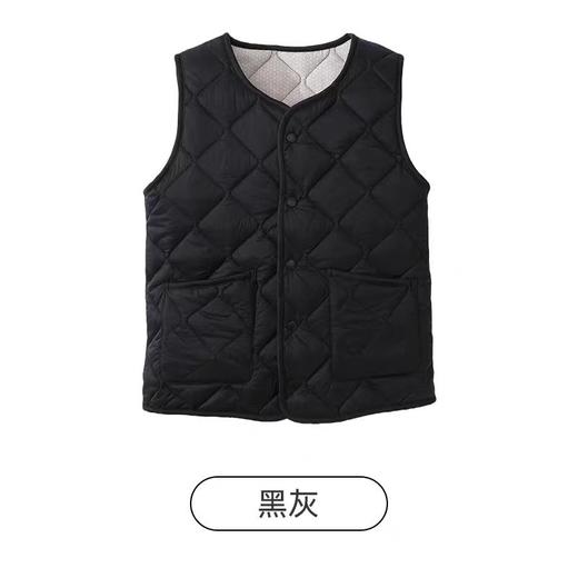 女王节抢购价-不支持退 五只白鹅—羊毛马夹轻薄短款内穿休闲百搭坎肩 气绒马甲4801 商品图7