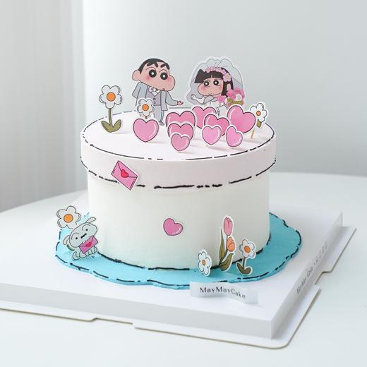 蜡笔小新·情侣蛋糕（订婚）【B5139】 商品图0