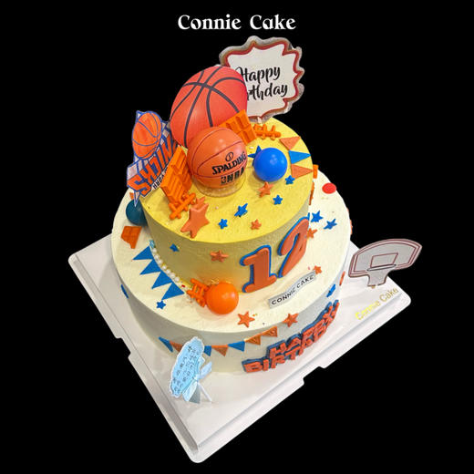 🏀【爆款来袭！王者少年篮球梦蛋糕】 商品图1