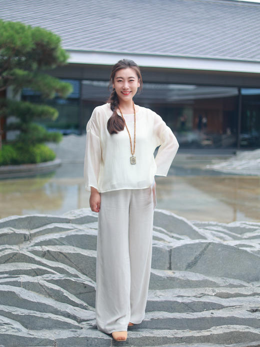 【线上专属】新中式上衣（24708305b-晴雪） 商品图0