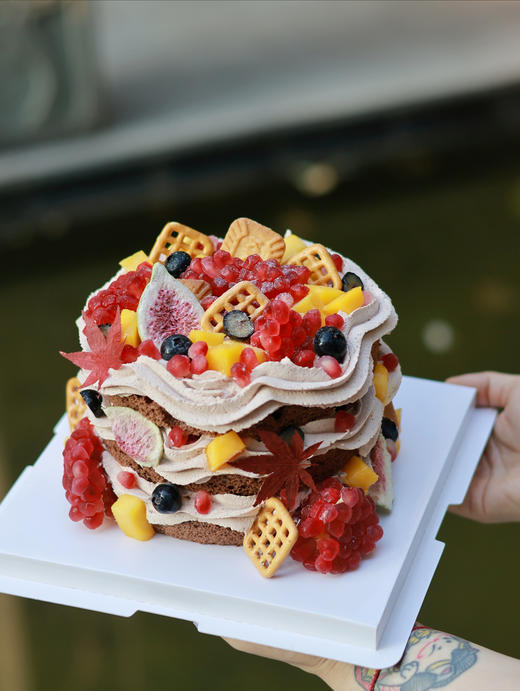 红石榴裸蛋糕 商品图1