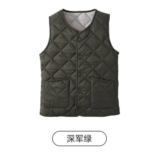 女王节抢购价-不支持退 五只白鹅—羊毛马夹轻薄短款内穿休闲百搭坎肩 气绒马甲4801 商品图4