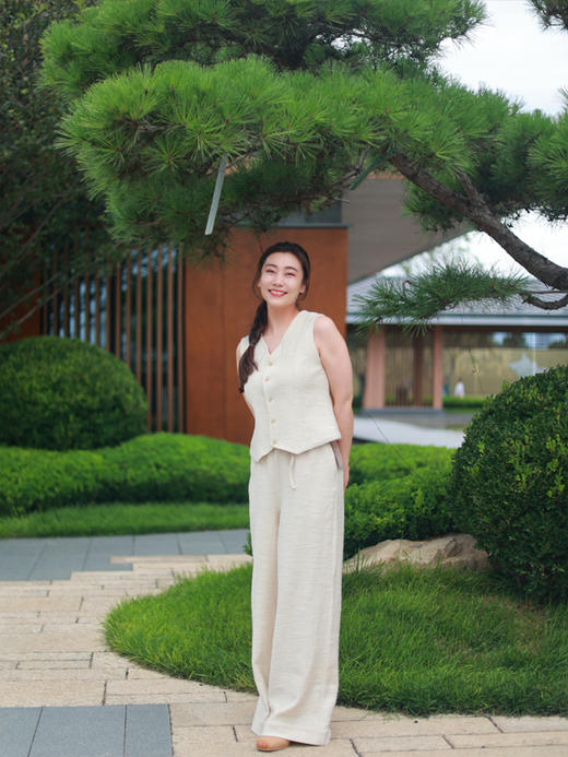 【抖音专属】阔腿裤（24709699晚香玉） 商品图3