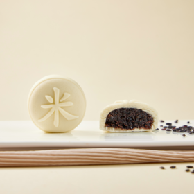 黑米秋耳米月饼 单粒