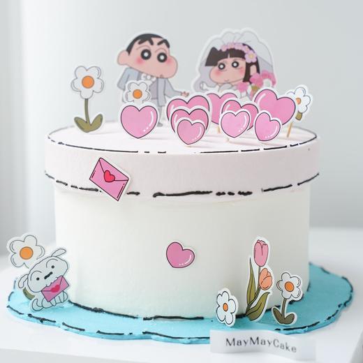 蜡笔小新·情侣蛋糕（订婚）【B5139】 商品图3