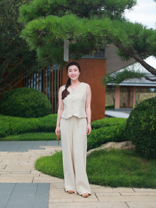 【抖音专属】阔腿裤（24709699晚香玉） 商品图1