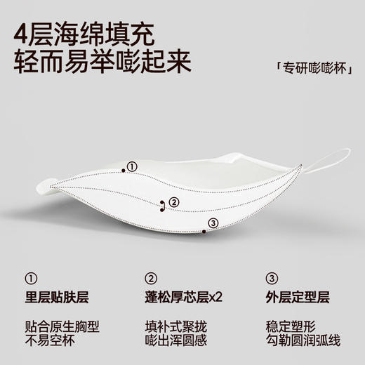 好奇蜜斯无痕内衣女小胸聚拢显大夏性感防下垂文胸罩套装黑不空杯  泰拉-蝴蝶结款+系带款 商品图3