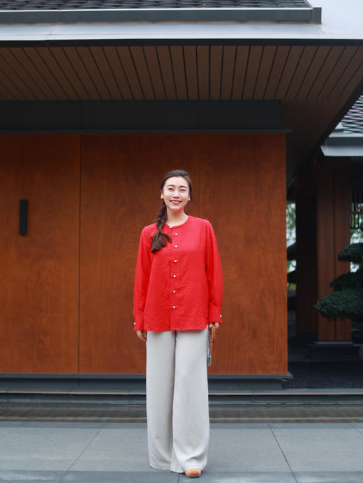 【2026东衣作】新中式衬衣(25810093朱孔阳) 商品图0