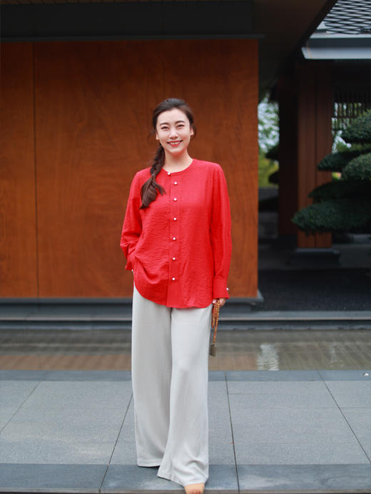 【2026东衣作】新中式衬衣(25810093朱孔阳) 商品图2