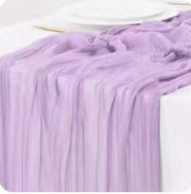 浅紫蕾丝桌布*1件