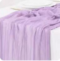 浅紫蕾丝桌布*1件 商品图0