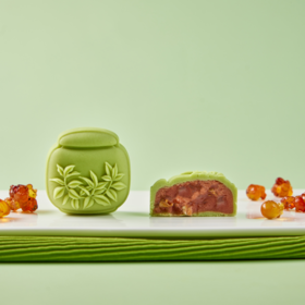 流心栀子桃桃月饼 单粒